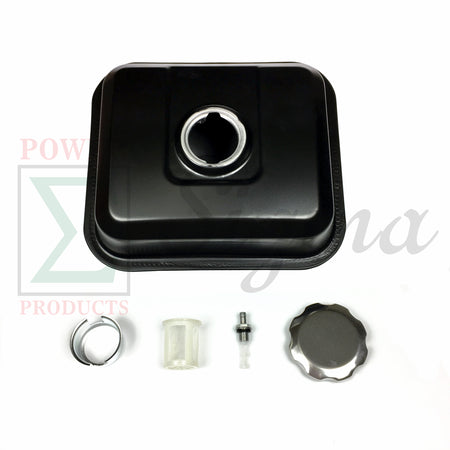 Gas Fuel Tank for Honda GX160 GX200 5.5HP 6.5HP For Predator 212CC Engine Chipper Shredder 3100PSI Pressure Washer For Coleman Powersports CT200U 196CC Trail Mini Bike& Petcock image 0