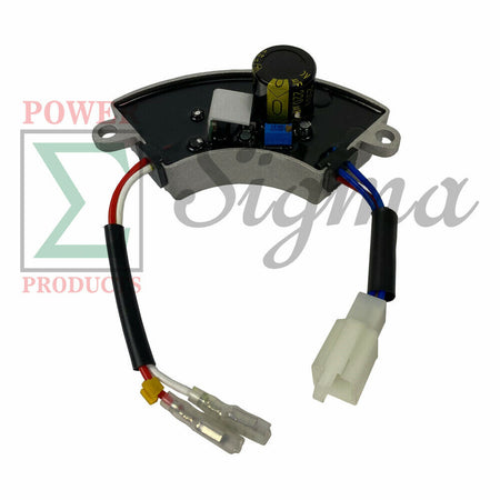 AVR & Carbon Brush For Champion 3300 3400 3500 4000 4375W Non-Inverter Generator image 3