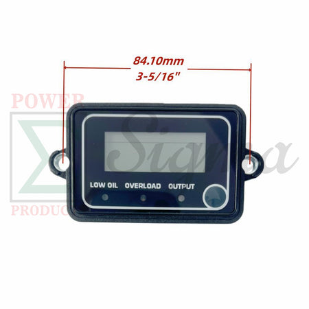 Digital Indicator Meter for Low Oil Alert, Overload & Output – Compatible with Harbor Freight Predator 3500 Inverter Generator image 1