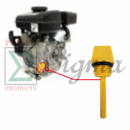 Oil Dipstick for Predator Greyhound LIFAN 79cc 99cc 68124 69733 2.5HP 3HP Gas Engine 1" in.63404 Water Pump for Powermate Coleman Powersports CK100 CT100U CC100X 98cc 100cc Go Kart Bike Scooter image 5
