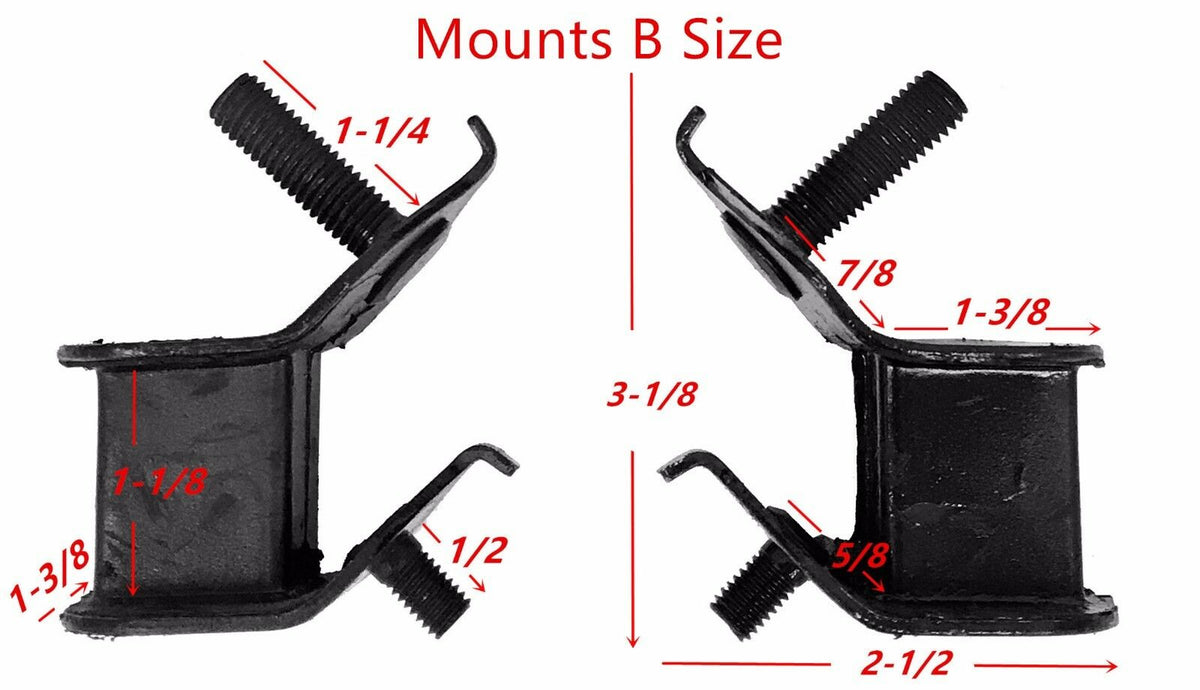 Small 4 PCS Anti Vibration Generator Rubber Motor Mounts For Honda 68325-ZC2-000 image 1