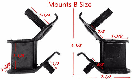 Small 4 PCS Anti Vibration Generator Rubber Motor Mounts For Honda 68325-ZC2-000 image 1