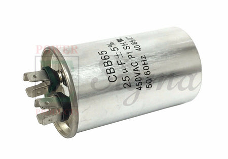 25uF AC Motor Capacitor CBB65 450VAC 50/60Hz For Air Conditioner Compressor image 2