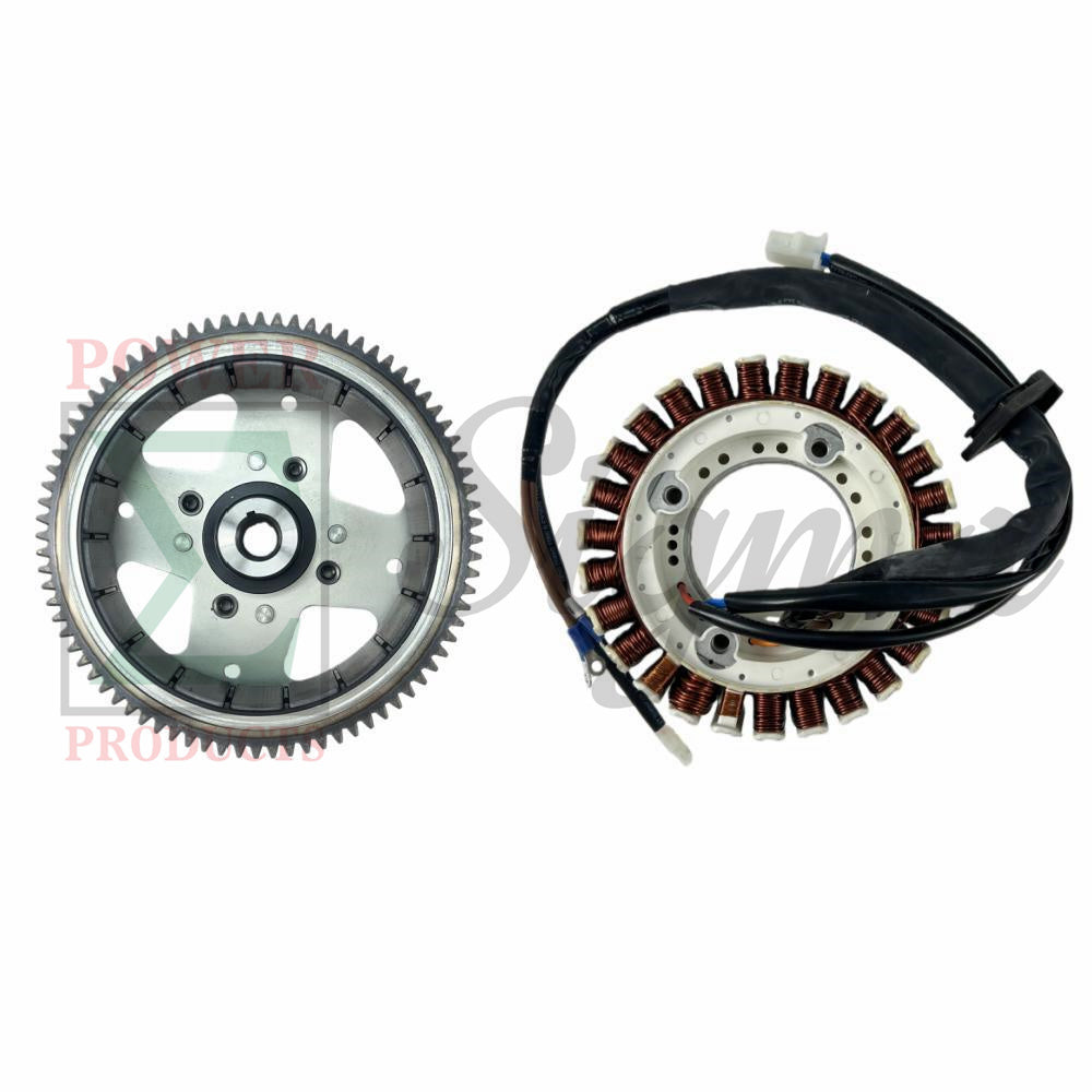 Stator Rotor/Motor Assembly-Compatible Replacement for Predator Inverter Generators 3500-Watt Surge / 3000-Watt Running (SKU# 71358, 59137) image 0