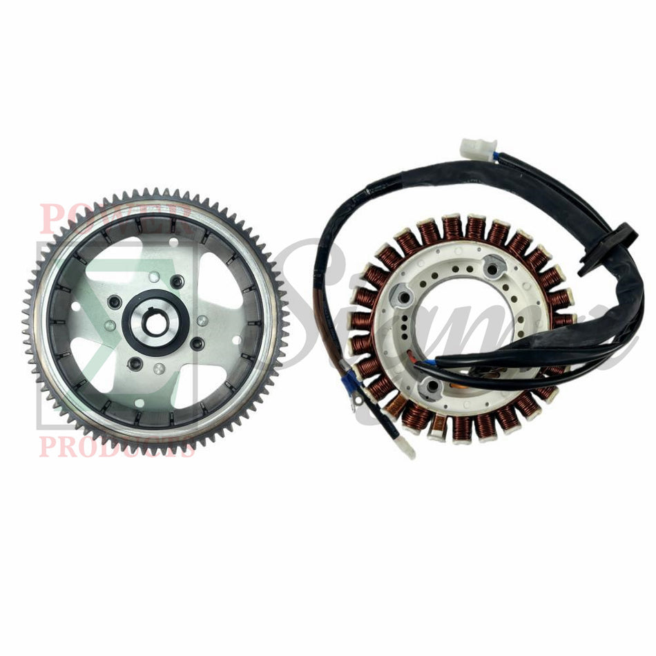 Stator Rotor/Motor Assembly-Compatible Replacement for Predator Inverter Generators 3500-Watt Surge / 3000-Watt Running (SKU# 71358, 59137) image 0