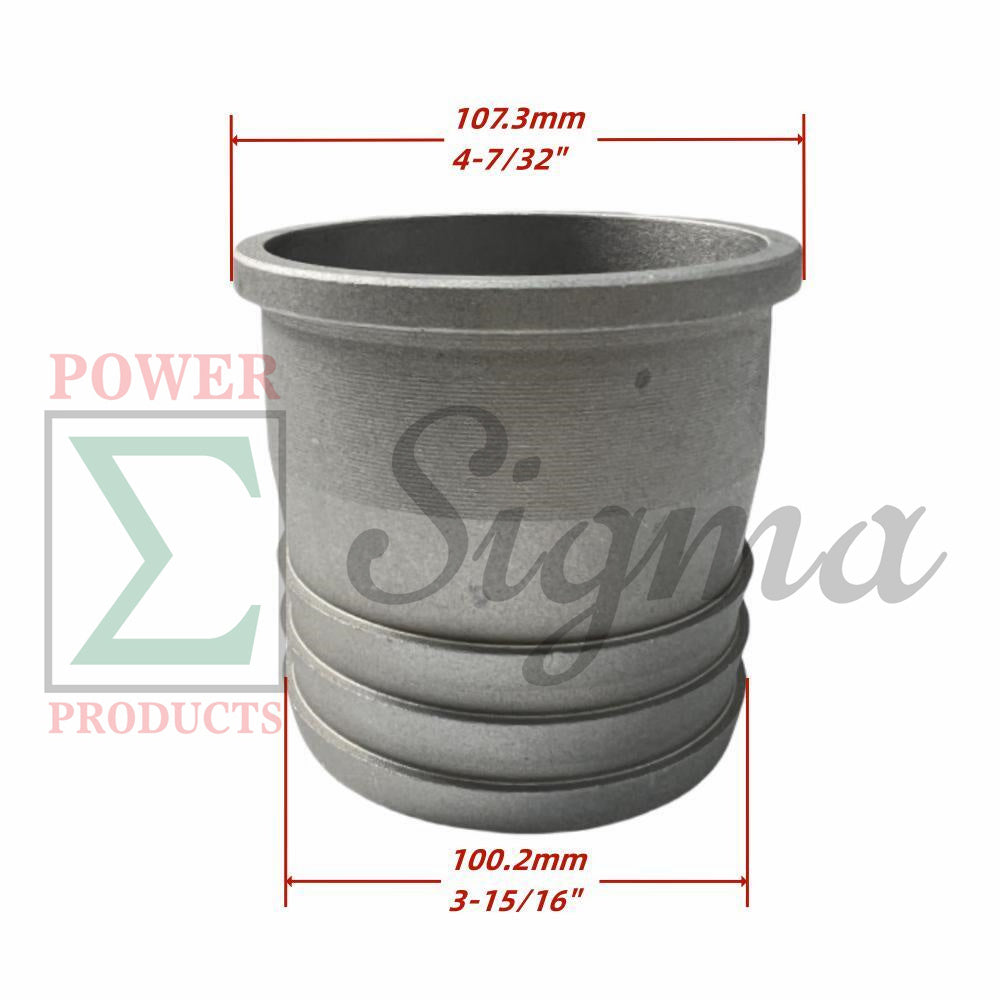 4" Inch Female Hose Connector with NPT Thread / Pin Lug / Hose Shank / Coupling with O-ring Seal image 2