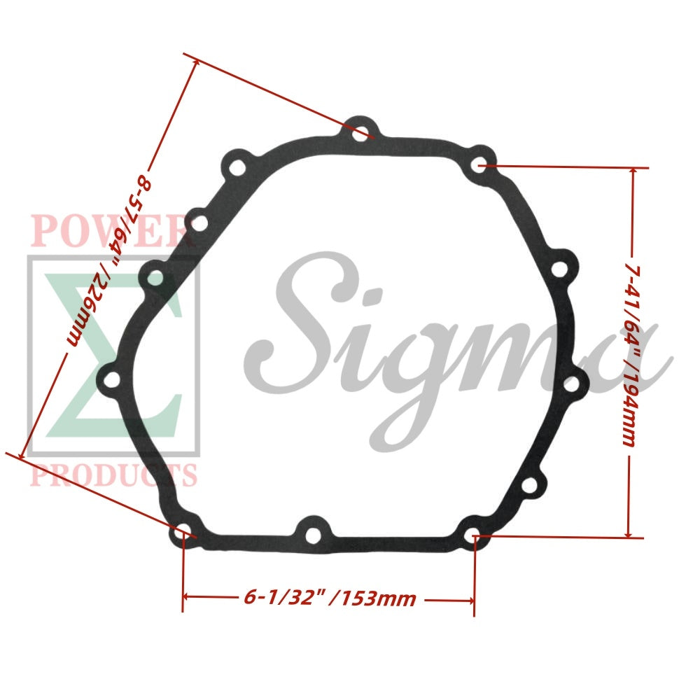 Gaskets for Carburetor Muffler Cylinder Head Crankcase Cover and Oil Seals for Predator Inverter Generators 9500-Watt Surge (SKU# 71365, 59188) for DuroMax XP9000iH XP9500iH Inverter Generator image 2