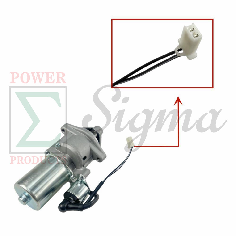 Electric Engine Starter Motor Replacement for DuroMax XP12000HX (457cc) & XP13000E / XP13000X / XP13000EH / XP13000DX / XP13000HX / XP13000HXT (500cc) Portable Generators image 2