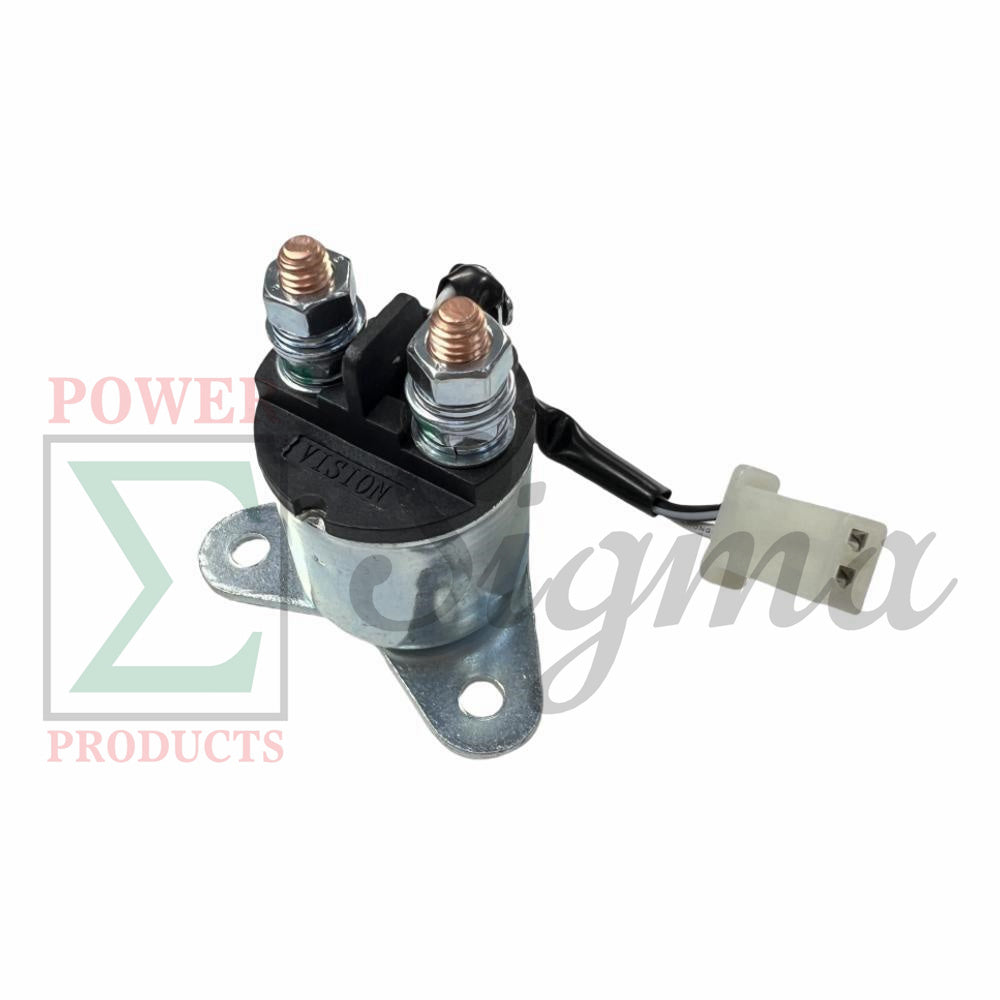 Starter Motor Solenoid W/ 2-Wire Plug for A-ipower SUA9000E SUA10000EC SUA12000E for Predator 7000/8750W 420cc for Generac GP6500E GP7500E GP8000E for All Power Gentron 10000W Generator W/Pigtail image 5