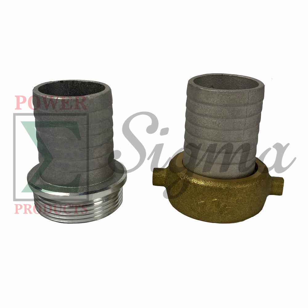 Sigma Camlock Fitting 1.5" Aluminum Thread Female Male  Hose Barb Coupler Clamp image 1