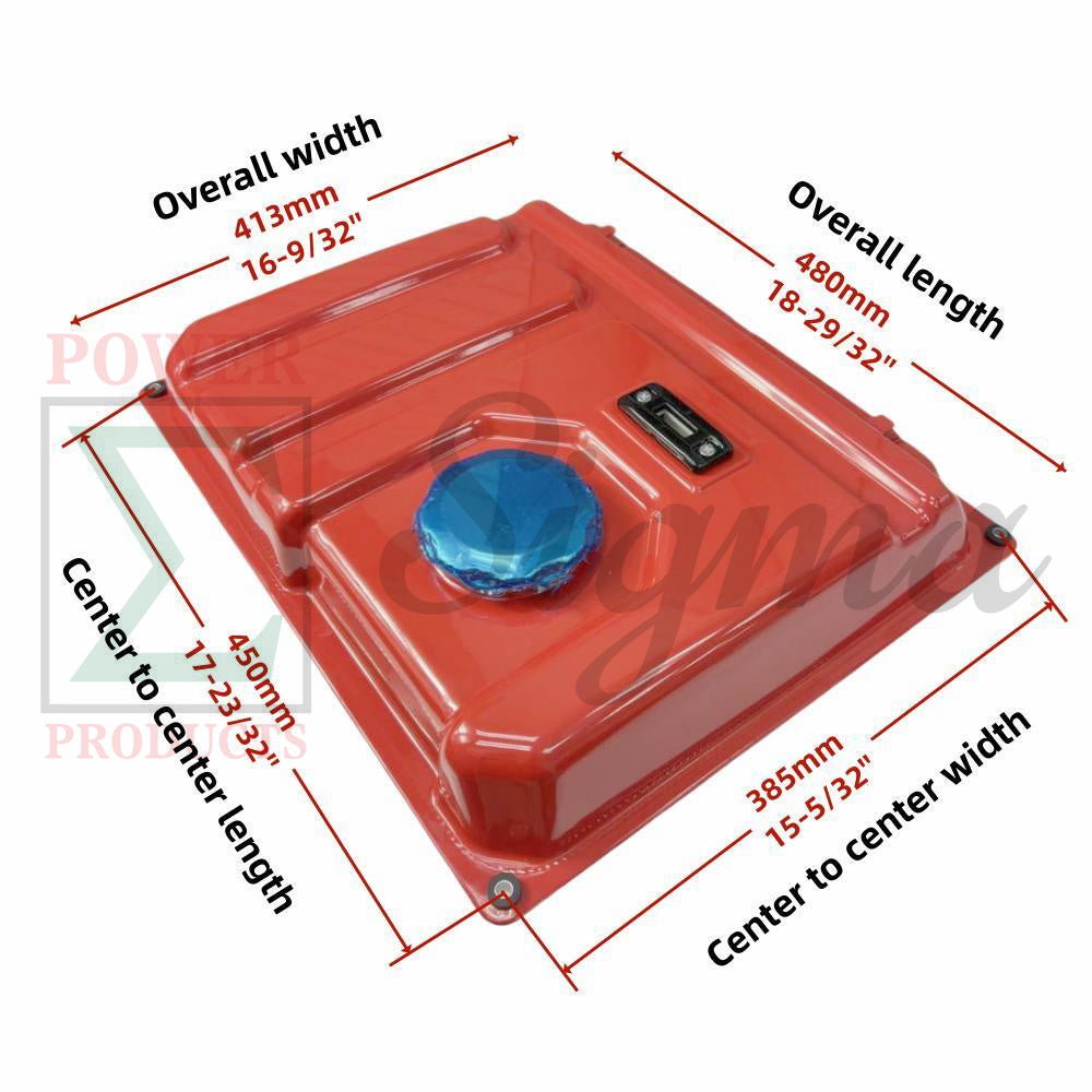 Fuel Tank with Fuel Cap, Fuel Gauge and Fuel Valve- Replacement for Predator Open Frame Inverter Generator 4550-Watt Surge 3650W Running (SKU# 59192, 59189, 59303) image 6
