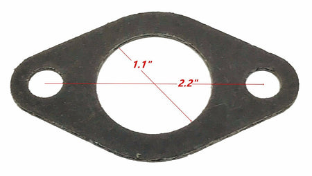 Muffler Gasket For 170F 170FA 178F 178FA 186F 186FA Diesel Enigne Generator image 1