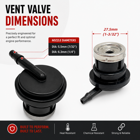 Fuel Tank Vent Valve for SIMPSON Pressure Washer 3400PSI 61083 4400PSI PS60843 For Champion 3" 224cc Water Pump 100743 for Predator Max Performance Engine 6.6 HP (224cc) and 15.8 HP (459cc) image 1
