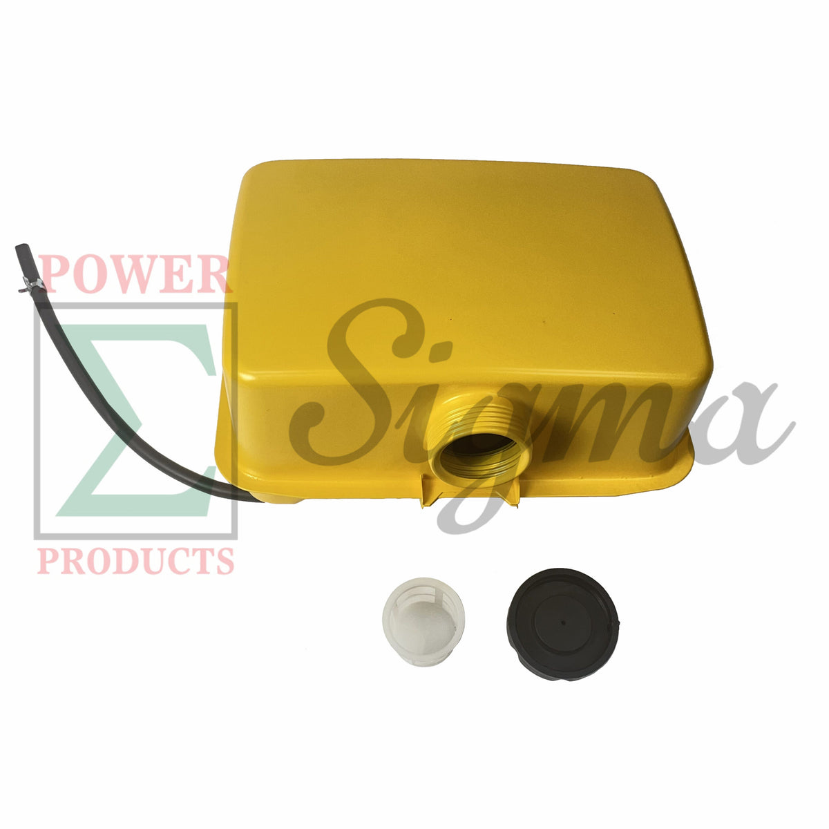 Diesel Fuel Tank & Support Fits YANMAR L100 & 186F  10HP CHINESE ENGINE Yellow image 3