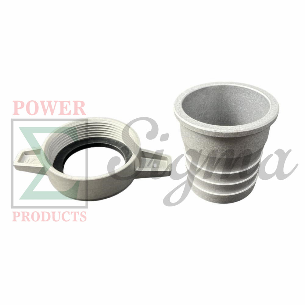 2" Inch Female Hose Connector Fitting with NPT Thread/Pin Lug/Hose Shank/Coupling with O-Ring Seal image 4