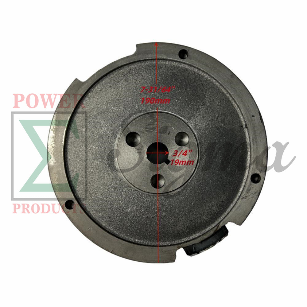 Key Shaft Flywheel (No Magneto) for Predator 301cc 8HP Recoil Start Engine for Predator 301cc 8HP Recoil Start 6500 Watts Generator image 4