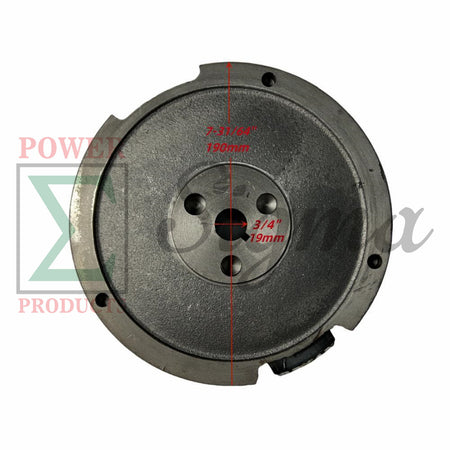 Key Shaft Flywheel (No Magneto) for Predator 301cc 8HP Recoil Start Engine for Predator 301cc 8HP Recoil Start 6500 Watts Generator image 4