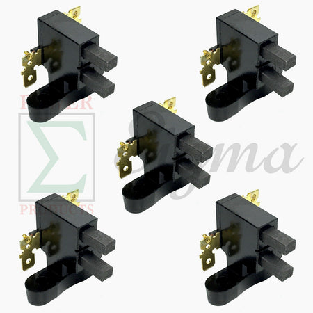 5PCS Carbon Brush Assembly For Harbor Freight Predator Chicago Electric For Honda For Clone Champion For Generac Coleman Powermate Wen Westinghouse Duromax All Power Generator image 0