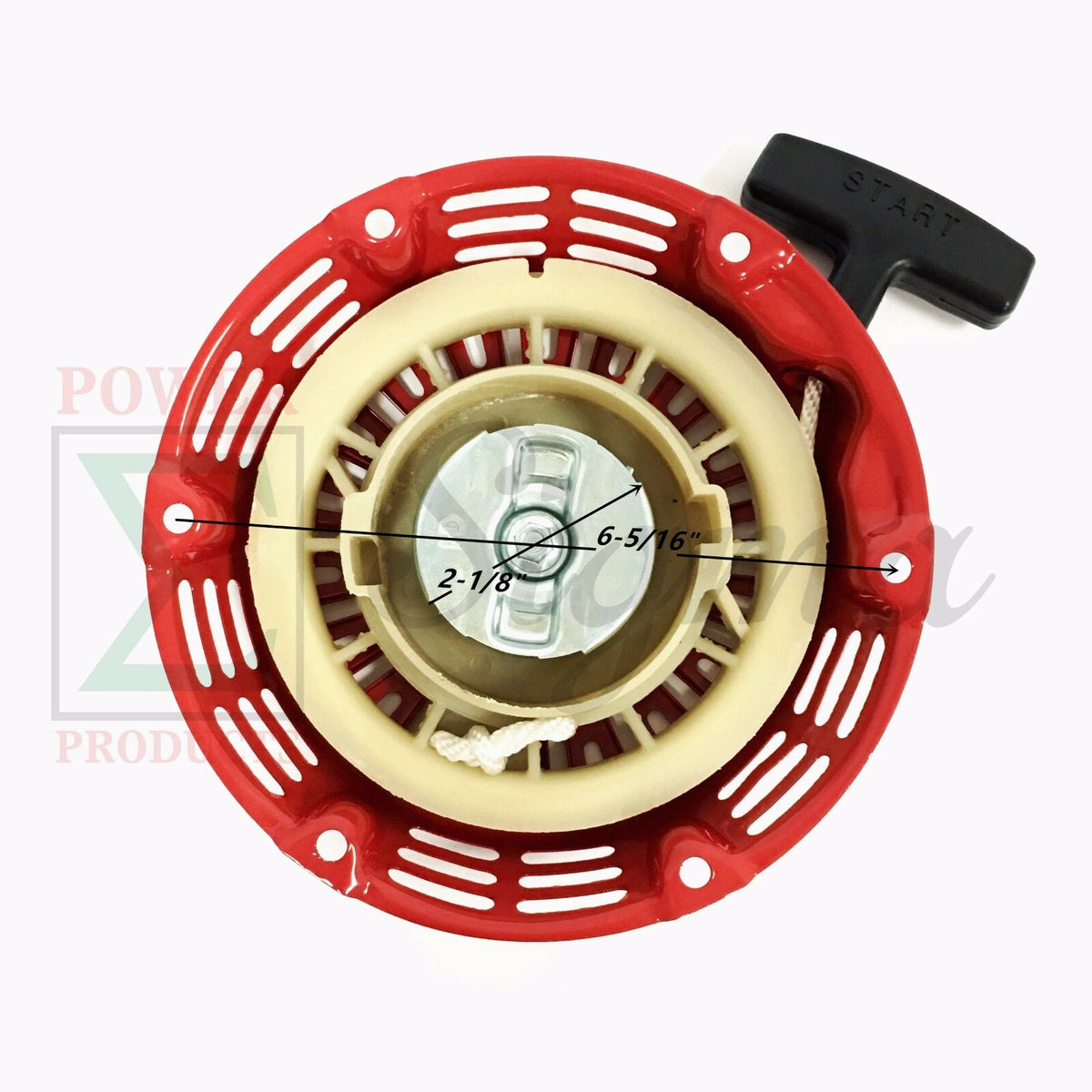 4X Red Pull Starter Recoil Cover Fits Honda GX120 GX160 GX200 5.5/6.5HP W/ Cup image 2