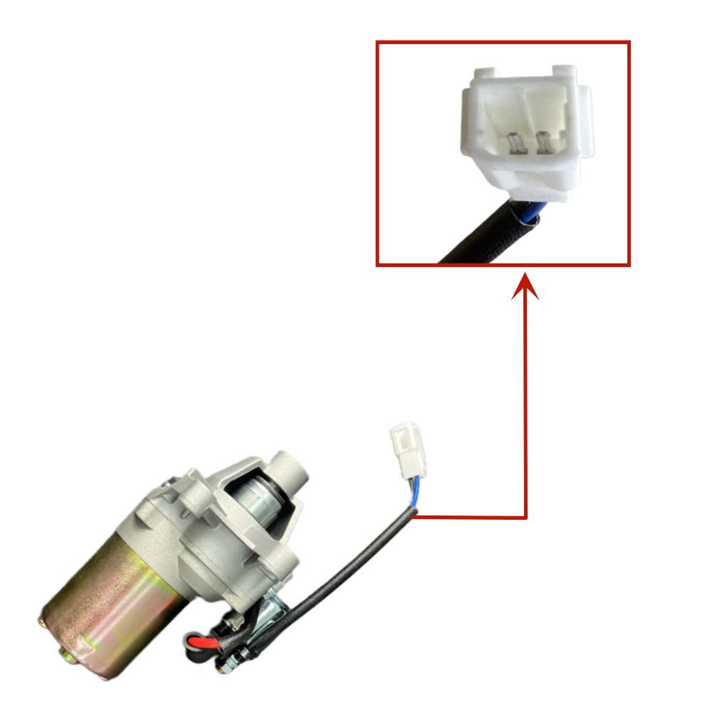 Engine Starter Motor with Solenoid & Bolts for Predator 5000-Watt Dual-Fuel Inverter Generator (Compatible with SKU 71367, 70143)