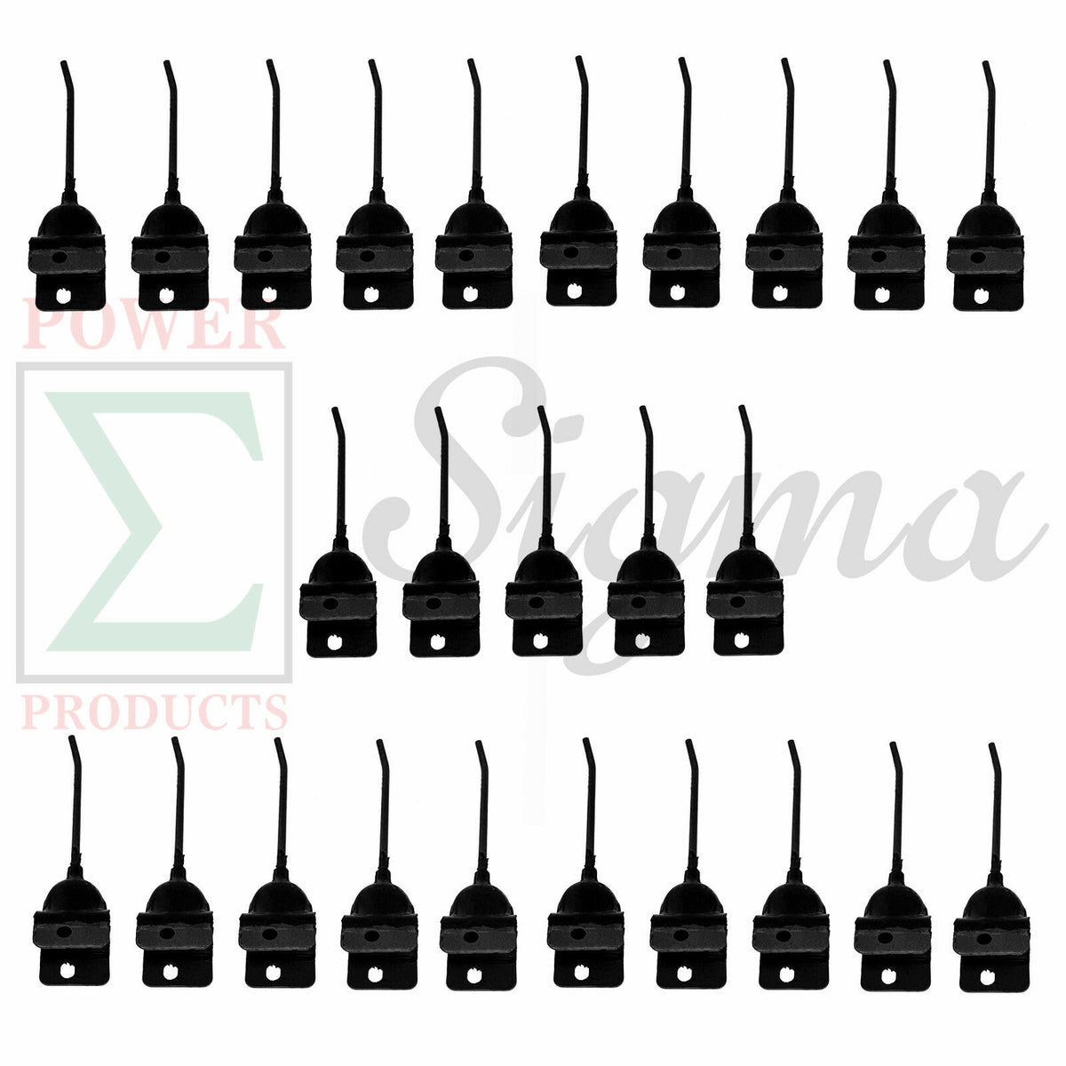 25 PCS Rubber Rake Teeth for New Holland 55 56 57 256 65609 850612 John Deere AE24953 AE47389 54 64 74 350A 640 650 652 660 662 670 671 673 851 858A 894A 896A IH AC AGCO New Idea SG300916 image 0