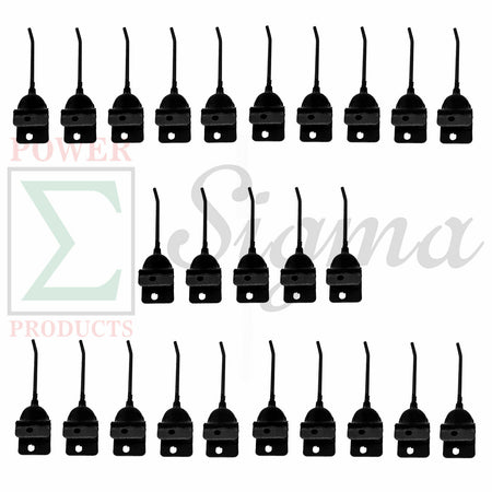 25 PCS Rubber Rake Teeth for New Holland 55 56 57 256 65609 850612 John Deere AE24953 AE47389 54 64 74 350A 640 650 652 660 662 670 671 673 851 858A 894A 896A IH AC AGCO New Idea SG300916 image 0