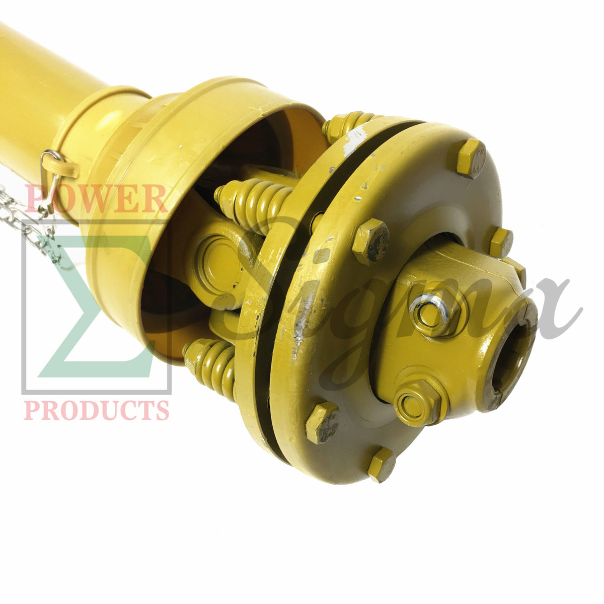 Heavy-Duty 41-lb 3-Point Rotary Tiller Slip Clutch PTO Shaft for Rural King, Country Way, Sigma Rotary Tillers for ASC Grizzly 77709, 77710, 77711 – 1-3/8" x 6 Spline, Round Ends, Adjustable 32"-40" image 6