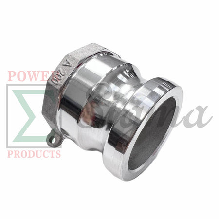 Sigma Aluminum Type A Cam and Groove Couplings / 2-Inch Quick Connect & Disconnect Fittings / Hose Camlock Fittings--2" Male Camlock Adapter x 2" Female NPT Thread image 4