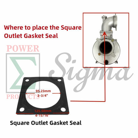 Pump Repair Gasket O-Ring Kit For DuroMax XP904WP 9HP 427GPM 4 In. Gas Water Pump For Kipor Kama 4" In. 4-Inch 100MM 10HP 186F Diesel Water Pump KDP40 KDP40T image 6