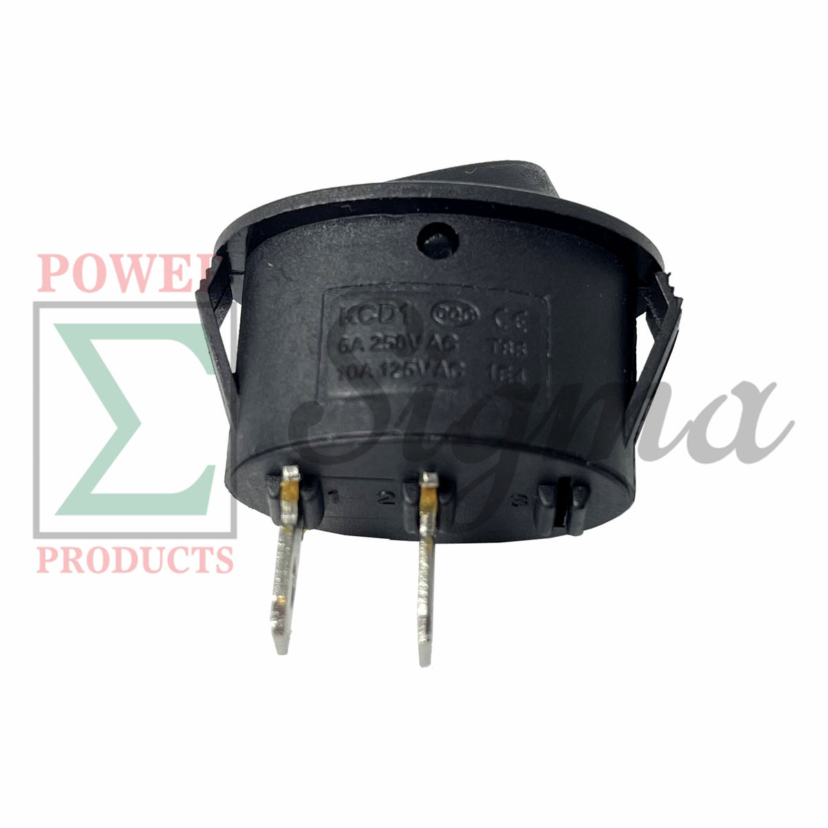 10-Pack Oval Boat Rocker Switch 2 Terminal 2 Position On/Off AC 125V/10A 250V/6A image 3