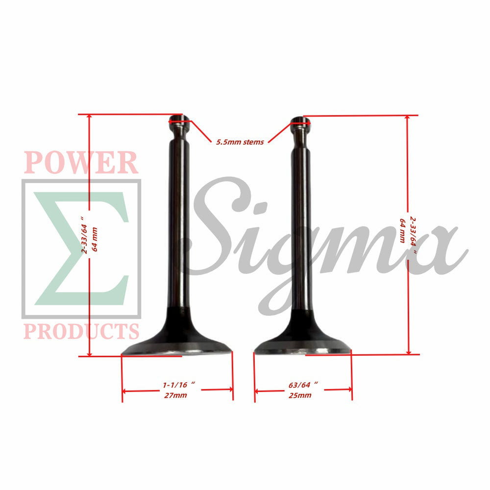 Intake Exhaust Valve and Spring and Retainer Kit for Predator 3500-Watt SUPER QUIET Inverter Generator image 1