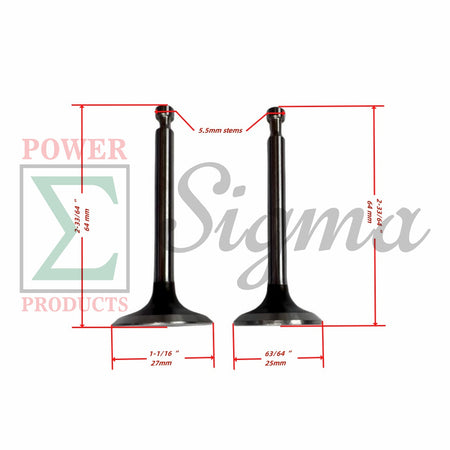 Intake Exhaust Valve and Spring and Retainer Kit for Predator 3500-Watt SUPER QUIET Inverter Generator image 1