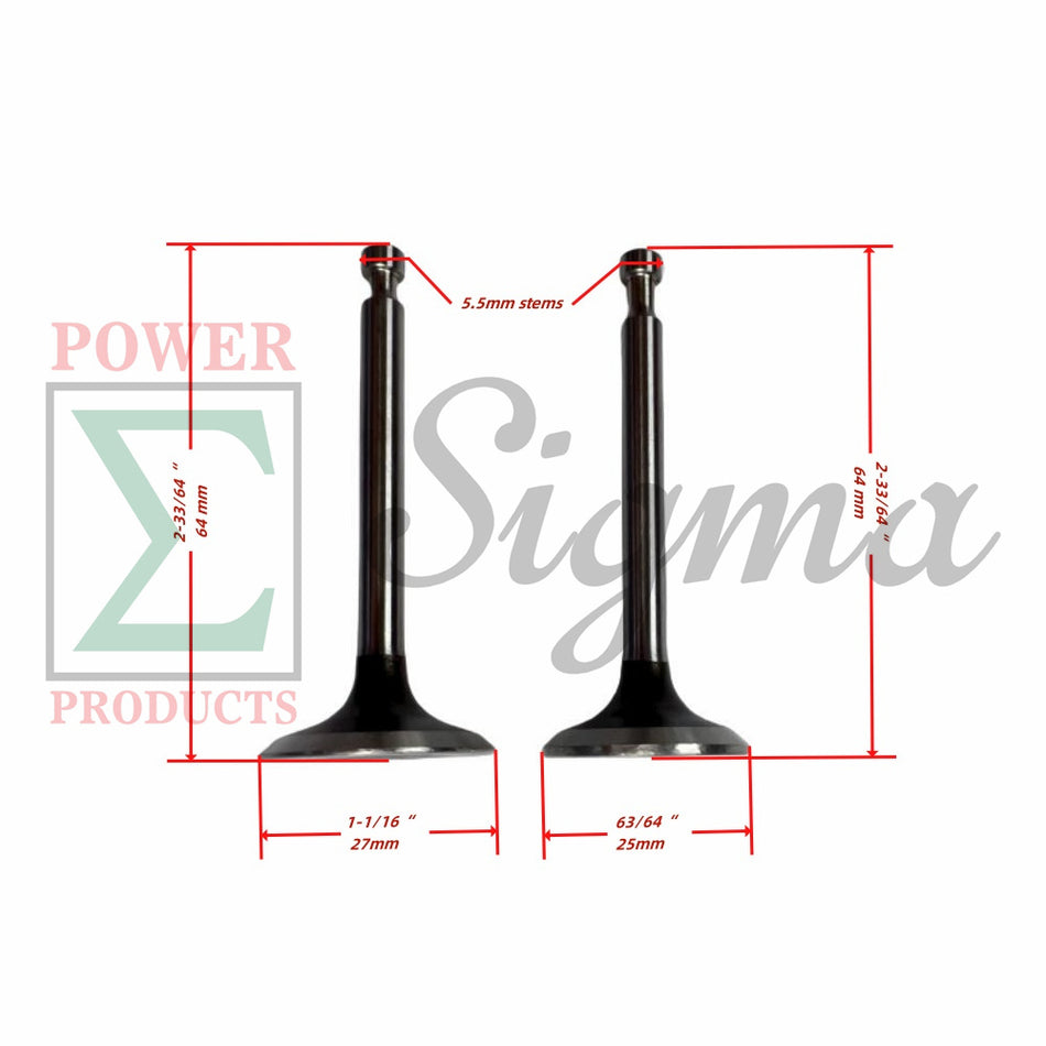 Intake Exhaust Valve and Spring and Retainer Kit for Predator 3500-Watt SUPER QUIET Inverter Generator image 1