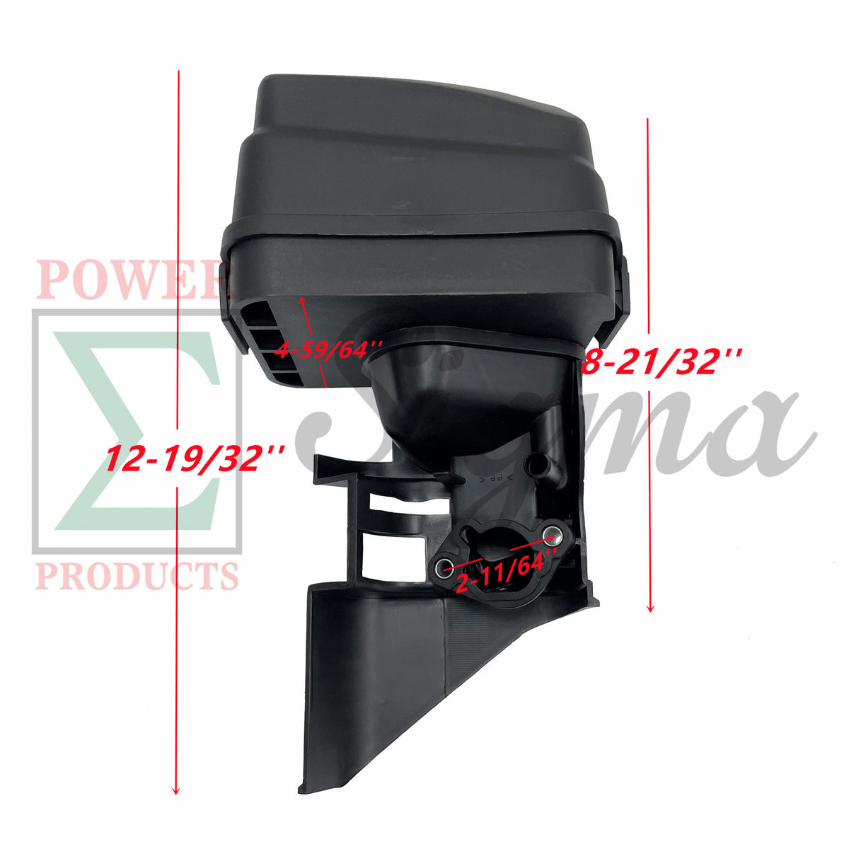 New Complete Air Filter & Housing Kit Assembly Fits Honda GX240 8HP GX270 9HP image 3