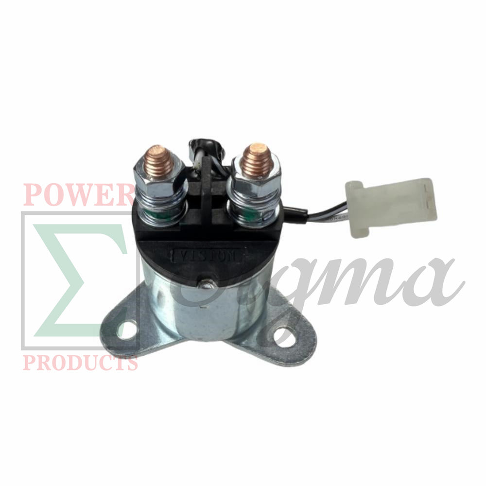Starter Motor Solenoid W/ 2-Wire Plug for A-ipower SUA9000E SUA10000EC SUA12000E for Predator 7000/8750W 420cc for Generac GP6500E GP7500E GP8000E for All Power Gentron 10000W Generator W/Pigtail image 7