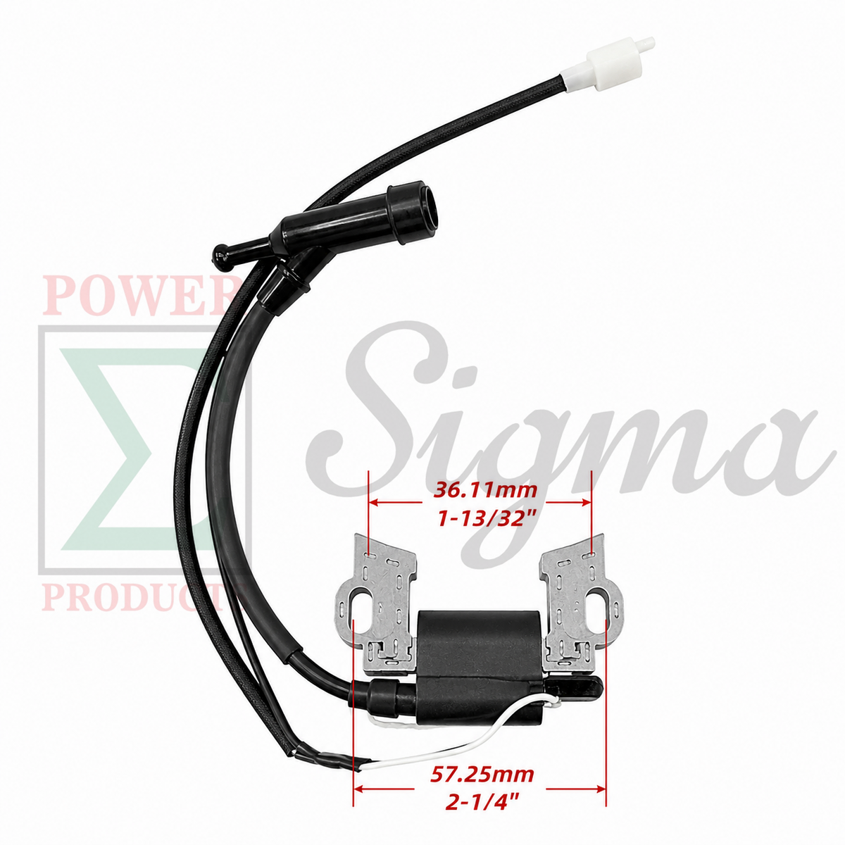 Ignition Coil with CO Plug for PREDATOR 4375 Watt 212cc Gas Generator with CO SECURE Technology SKU#59207 image 1
