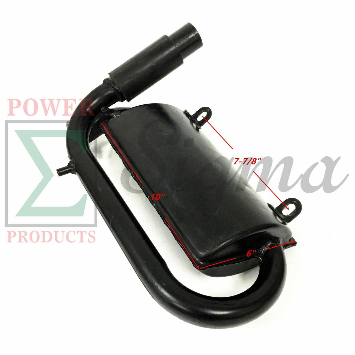 Lower & Upper Muffler For Kipor Kama KDE6500T KDE6500TA3 Diesel Engine Generator image 2