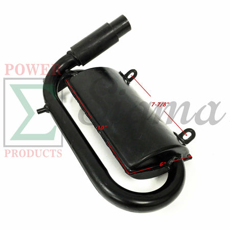 Lower & Upper Muffler For Kipor Kama KDE6500T KDE6500TA3 Diesel Engine Generator image 2