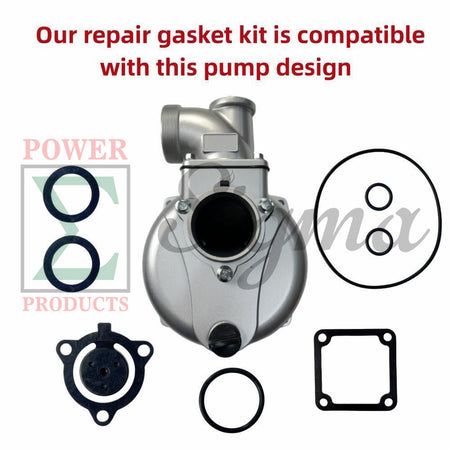 10PCS Pump Gasket O-Ring Mechanical Seal For DuroMax 3" In. XP650WP 7HP 220GPM For Pulsar 3" IN Semi-Trash 6.5HP Gas Water Pump PWP30 For 3-Inch Clean Water Pump image 2