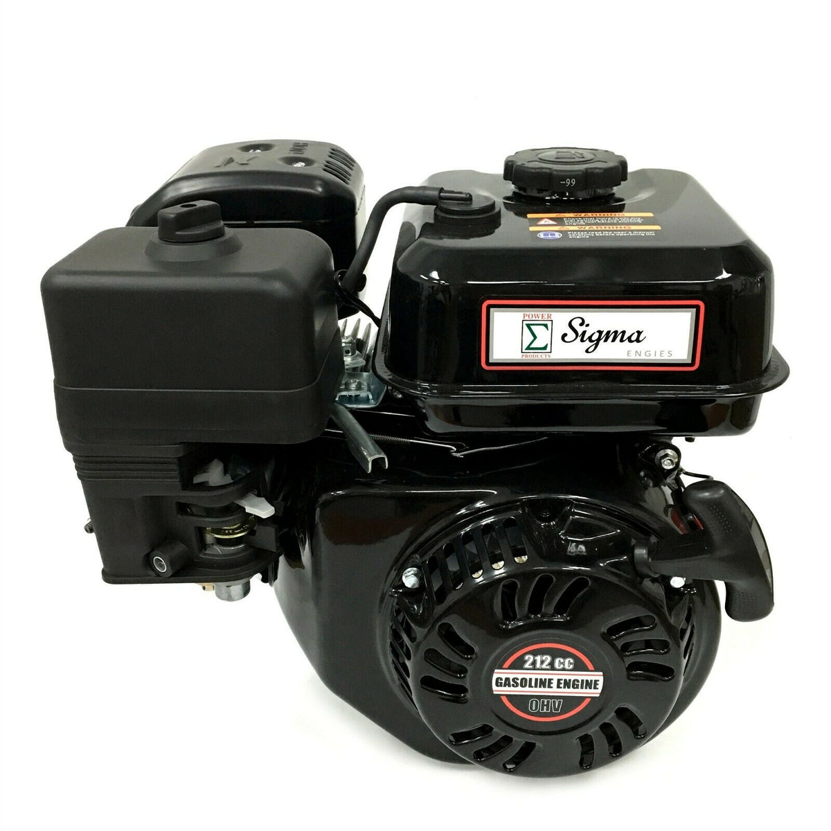 Sigma 6.5 HP 212CC OHV Horizontal Shaft Gas Engine MiniBike Go Cart Snowblower image 0