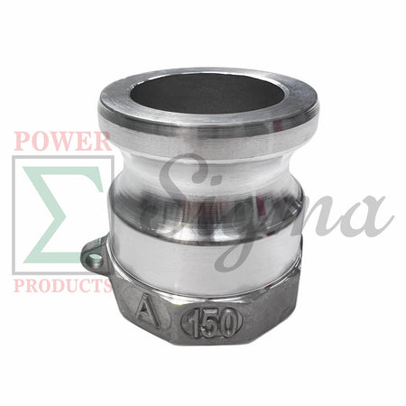Sigma Aluminum Type A Cam and Groove Couplings / 1-1/2 1.5” Inch Quick Connect & Disconnect Fittings / Hose Camlock Fittings—1-1/2" Male Camlock Adapter x 1-1/2" Female NPT Thread image 2