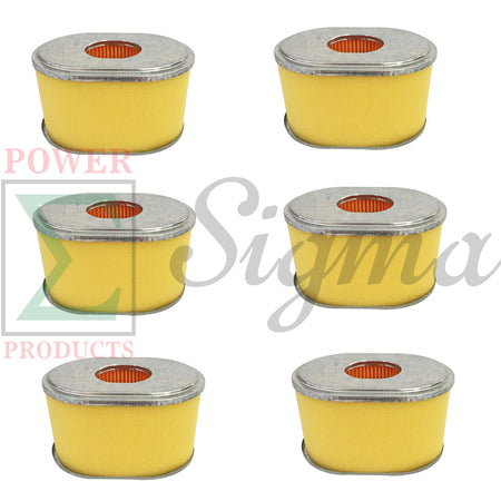 New 6 Pack Air Filter Cleaner Element 5.5HP & 6.5HP Fits Honda GX160 & GX200 image 1