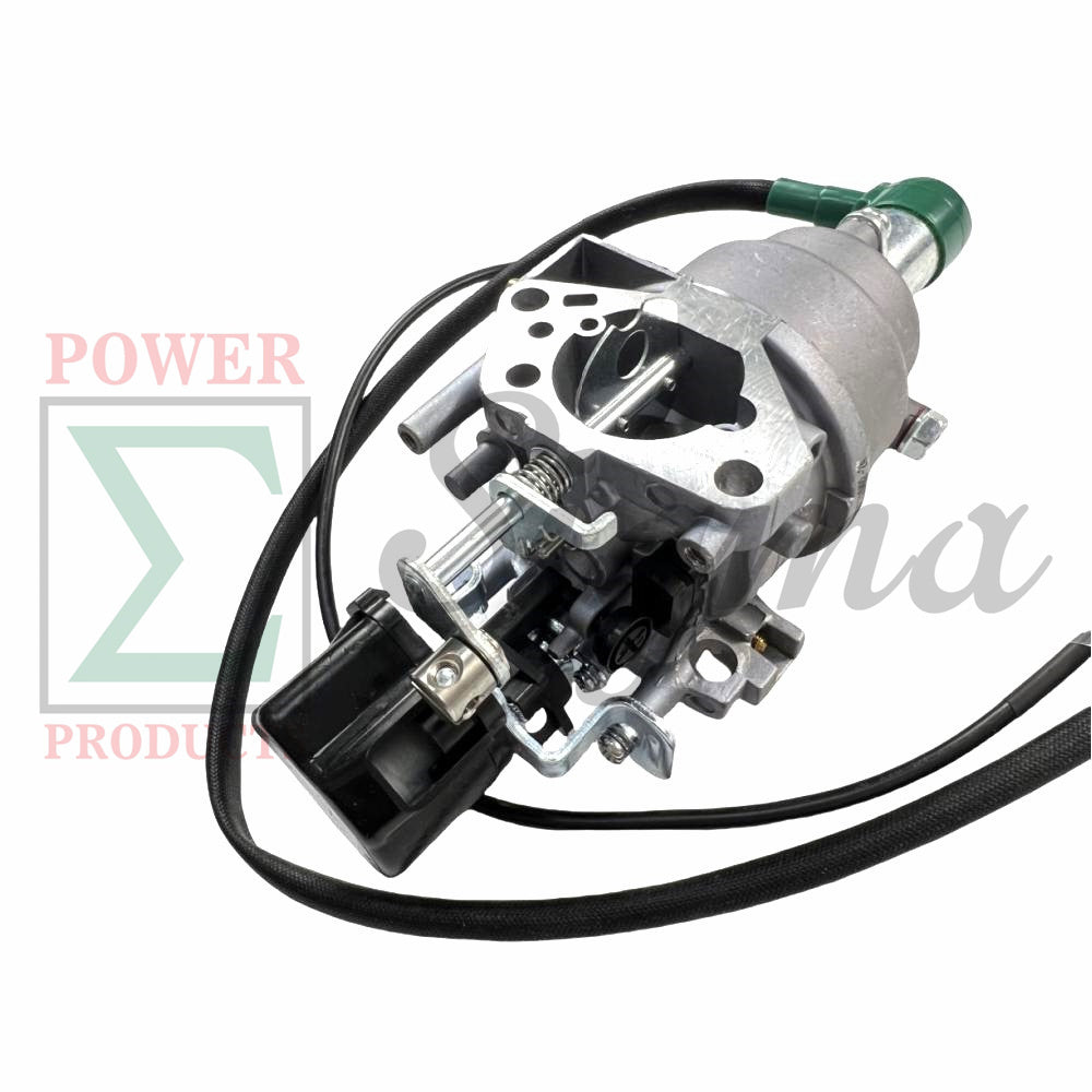 Carburetor with Stepper Motor, gaskets and fuel line--Compatible Replacement for PREDATOR Inverter Generators 9500-Watt Surge / 7600-Watt Running (SKU# 71365, 59188) image 3