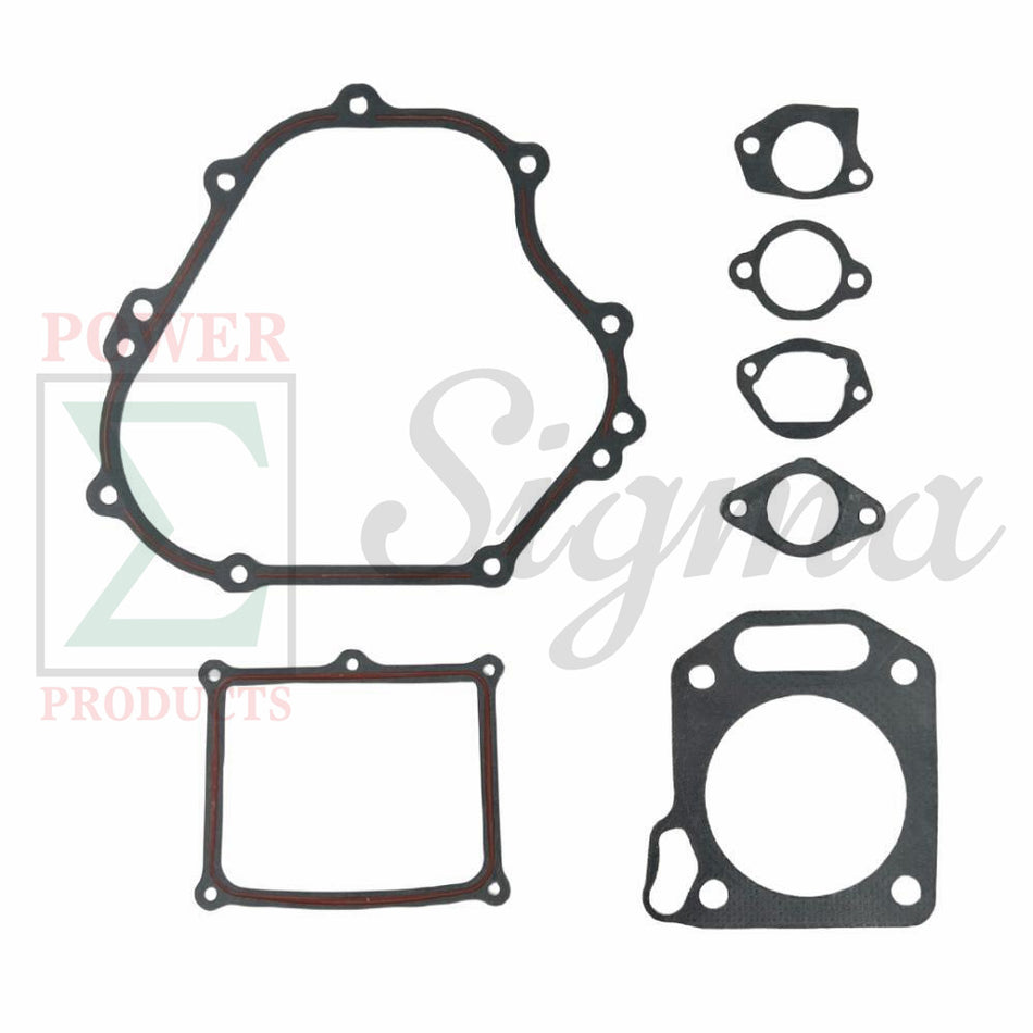 7PCS Engine Gasket Set Replacement for DuroMax XP15000HX / XP15000HXT 15000-Watt 670cc Generator – Includes Cylinder Head, Carburetor, Crankcase Cover, Breather Cover & Exhaust Muffler Gaskets image 0