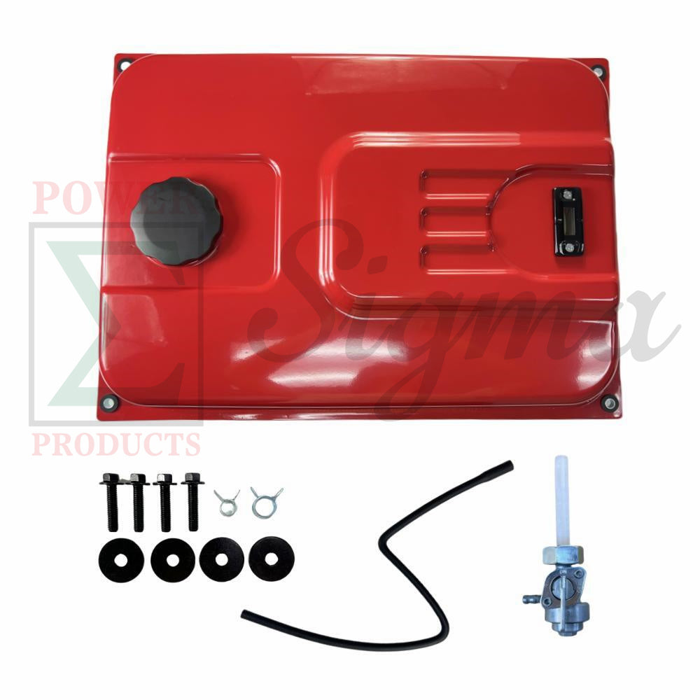 Heavy-Duty 30L Fuel Tank (G.W.15 lbs) with Bottom Vent for Predator Non-Inverter Generator 420cc – Fits 5000/6500W, 7000/8750W, 7250/9000W Models – Includes Bolts & Fuel Line, OEM-Quality image 0