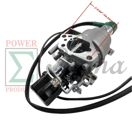 Carburetor with Stepper Motor, gaskets and fuel line--Compatible Replacement for PREDATOR Inverter Generators 9500-Watt Surge / 7600-Watt Running (SKU# 71365, 59188) image 2