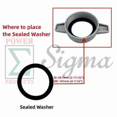 Pump Repair Gasket O-Ring Kit For DuroMax XP904WP 9HP 427GPM 4 In. Gas Water Pump For Kipor Kama 4" In. 4-Inch 100MM 10HP 186F Diesel Water Pump KDP40 KDP40T image 9