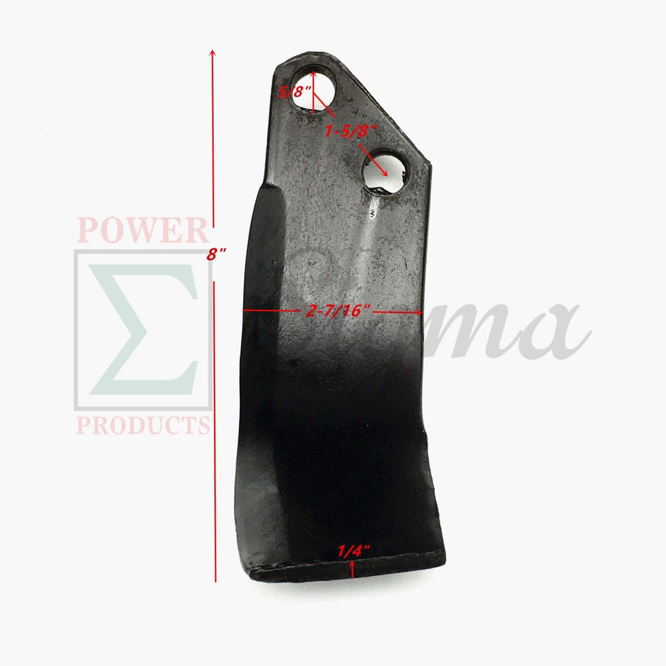3 Left 3 Right Tiller Blade For Rural King Country Way 4' 5' 6' 7' Rotary Tiller image 1