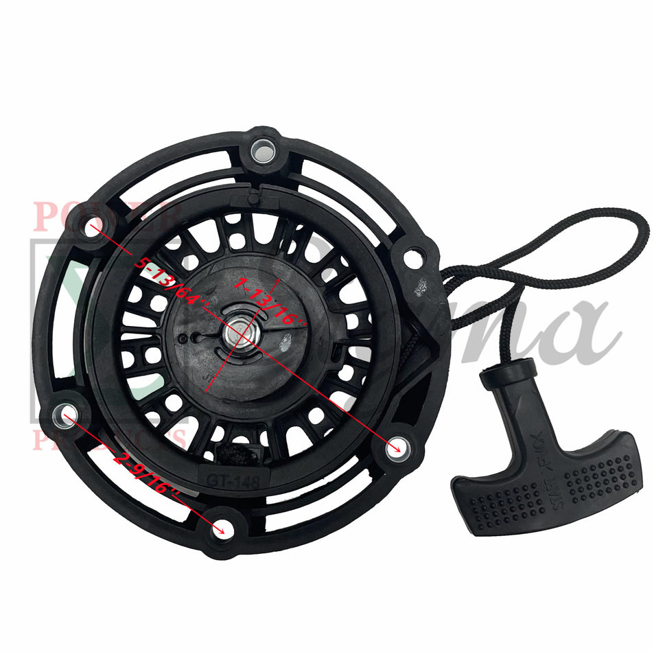 Recoil Starter Assembly Replacement for Westinghouse Inverter Generator Parts – Fits iGen2200 iGen2200c iGen2500 iGen2500c iGen2800 iGen2800c, WH2200iXLT 2200W, WH2400i 2400W, Pull Start Starter image 1