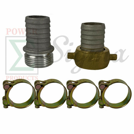 Sigma 1" X 50' Ft PVC Lay Flat Agricultural Pump Discharge Hose & Thread CamLock image 2